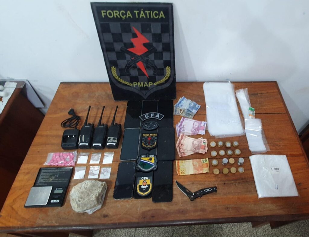 Cinco suspeitos de tráfico de drogas são presos em Macapá